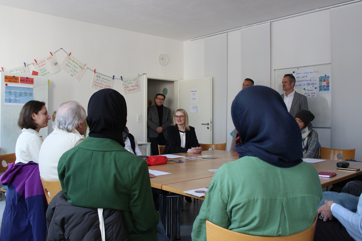 Besuch Nicole Pawlik im FzOF