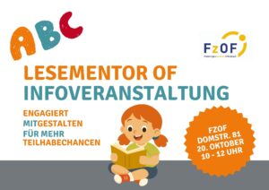 Lesementor Infoveranstaltung für Interessierte, Unterstützer:innen und Beteiligte @ Freiwilligenzentrum Offenbach